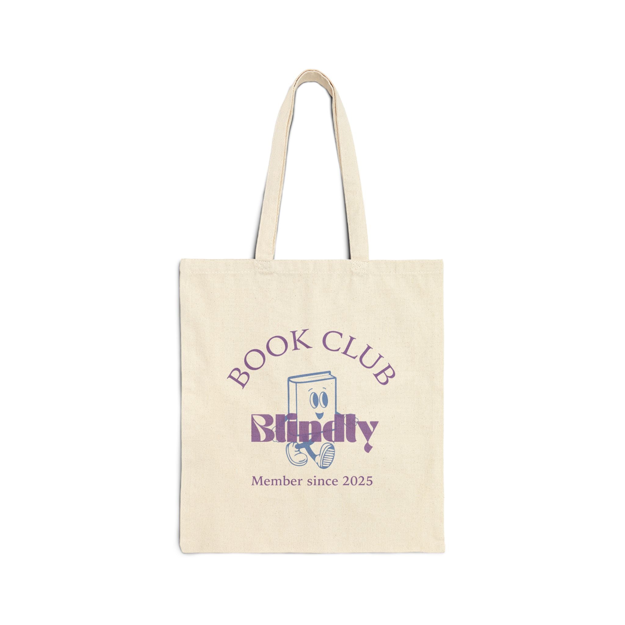 Book Club Cotton Canvas Tote Bag