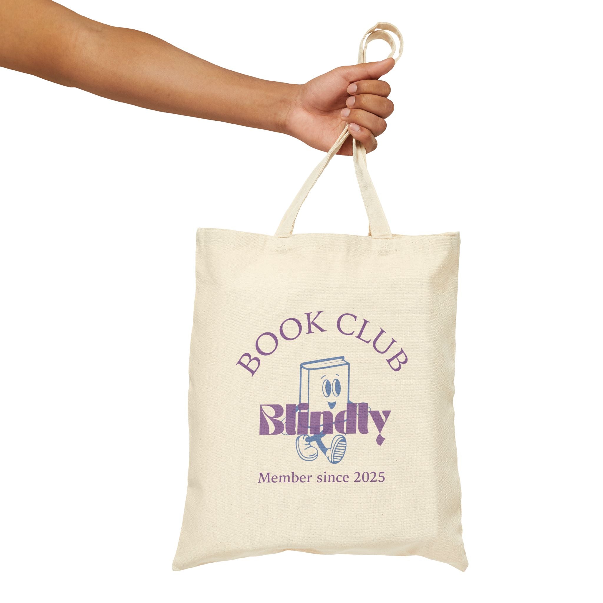 Book Club Cotton Canvas Tote Bag