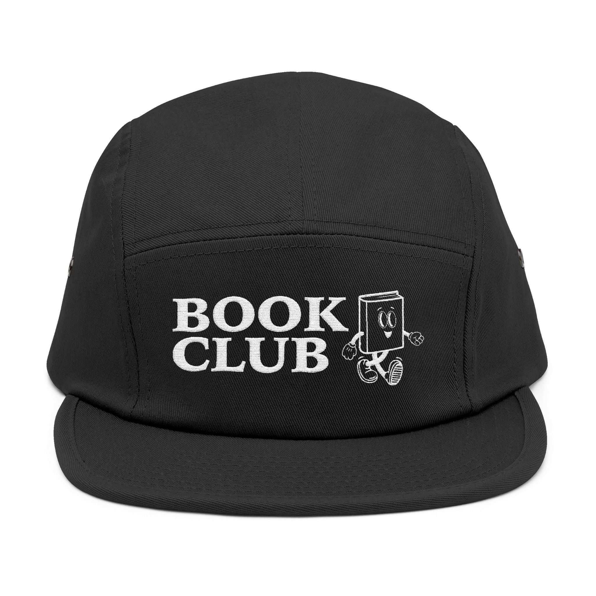 Book Club - Stacked - 5 Panel Cap (Embroidery)