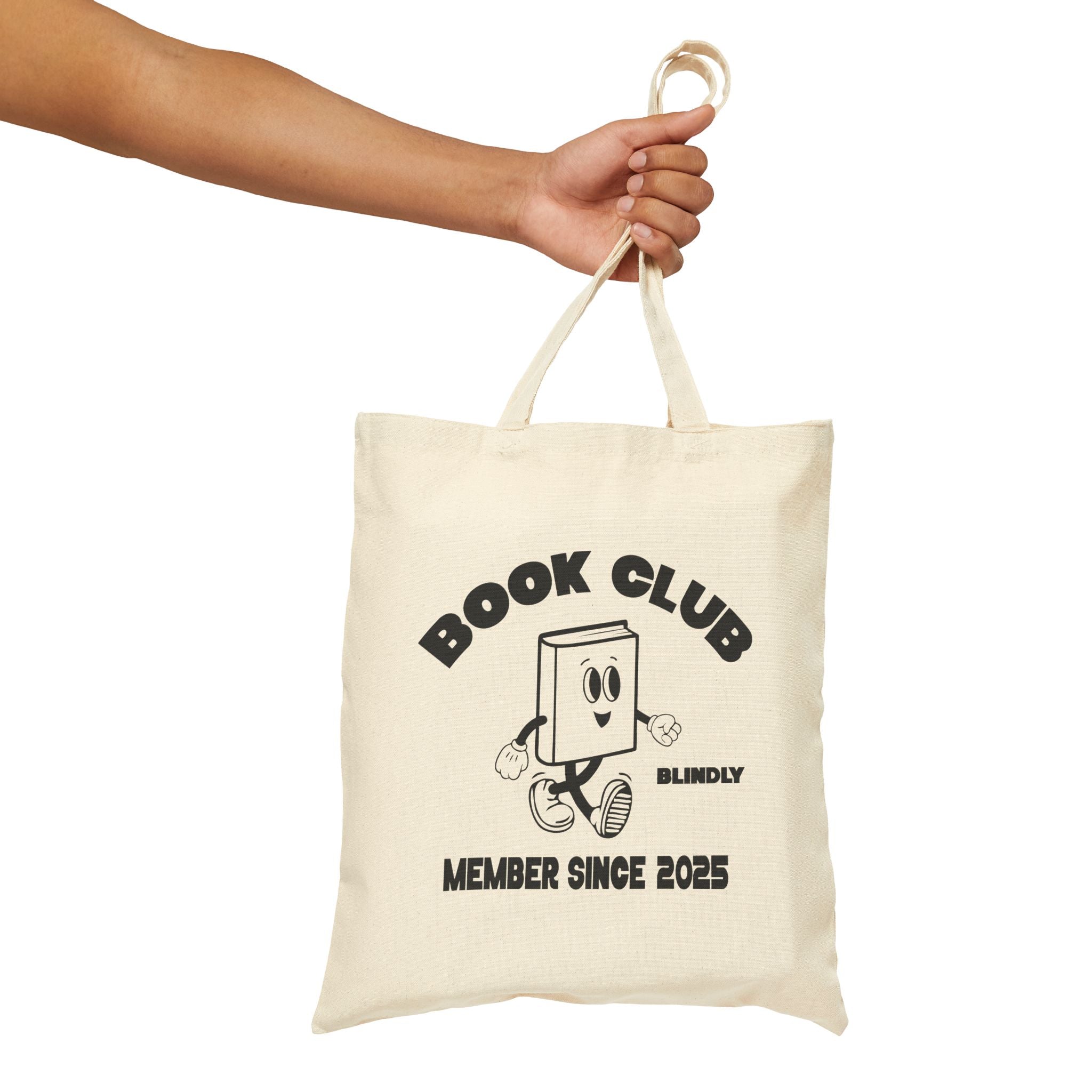 Book Club Cotton Canvas Tote Bag