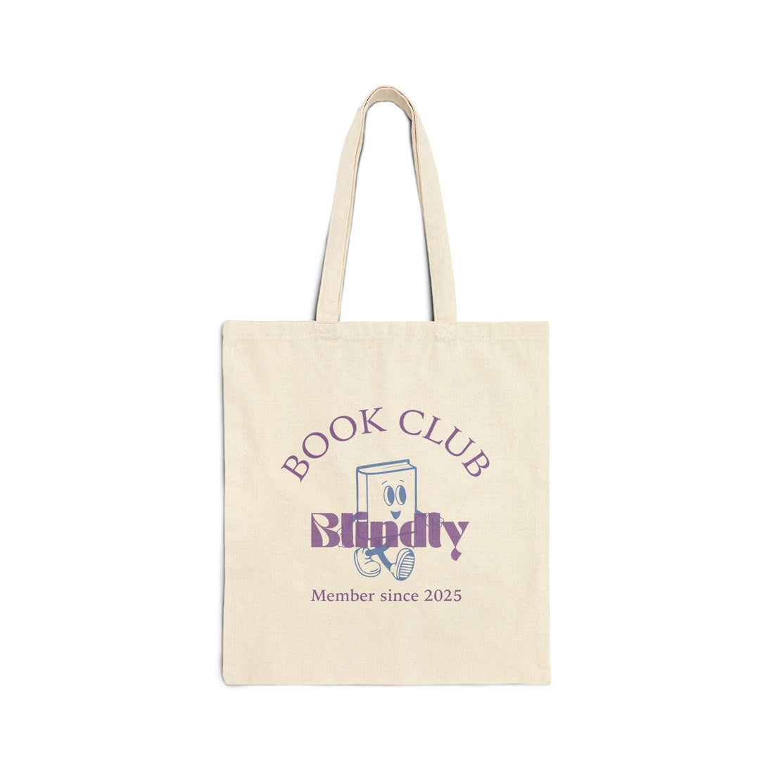 Book Club Cotton Canvas Tote Bag