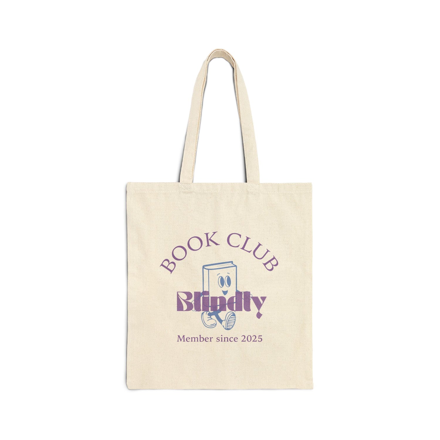 Book Club Cotton Canvas Tote Bag
