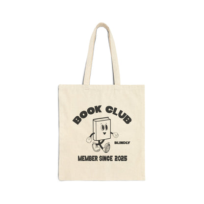 Book Club Cotton Canvas Tote Bag