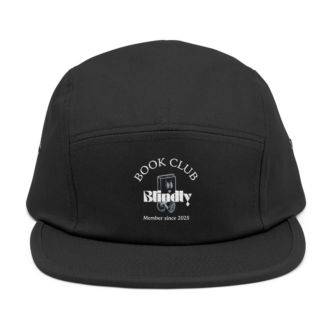 Book Club Embroidered 5 Panel Cap