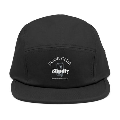 Book Club Embroidered 5 Panel Cap