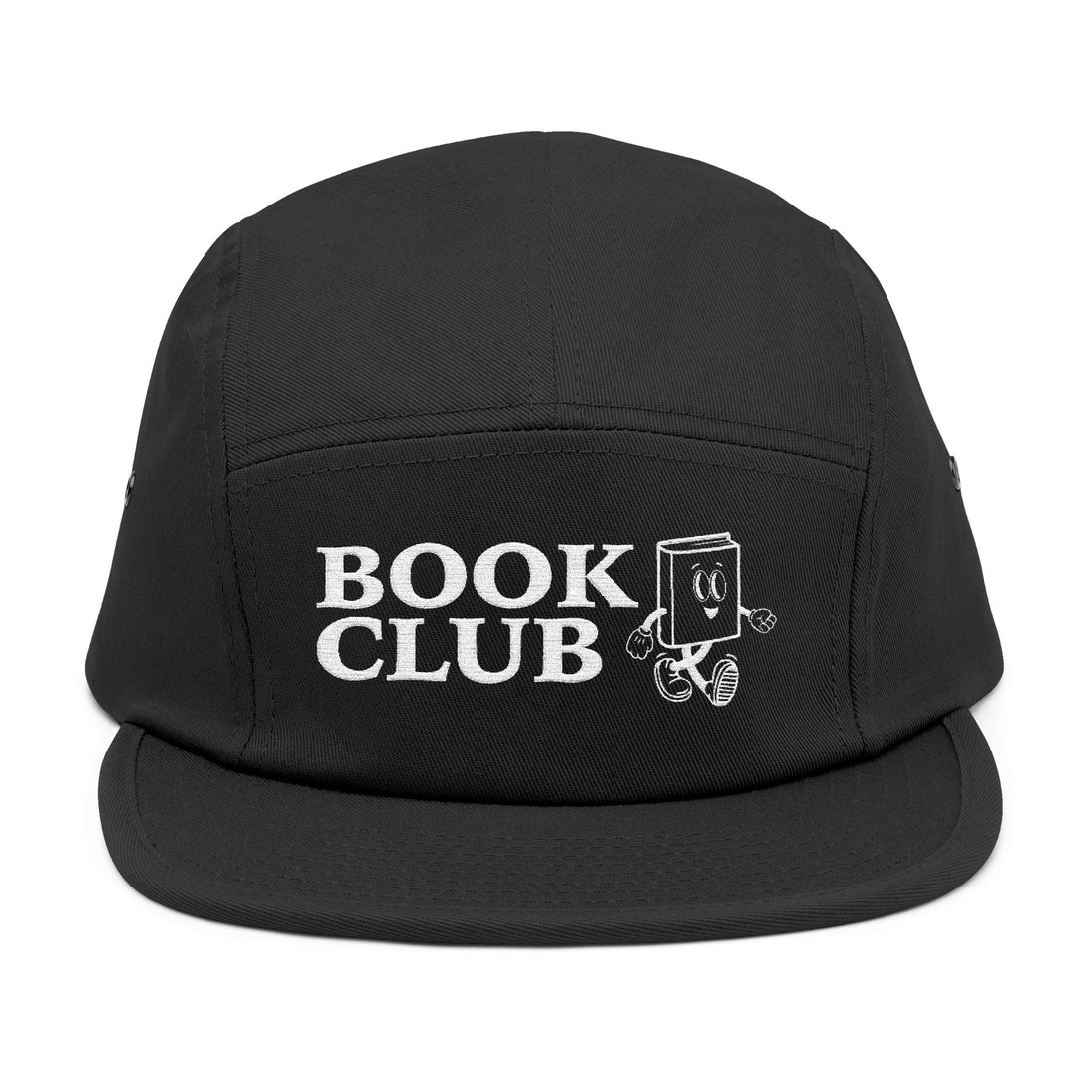 Book Club - Stacked - 5 Panel Cap (Embroidery)